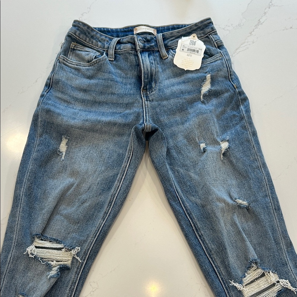 Altar’d State Distressed Ripped Jeans size 24 NWT